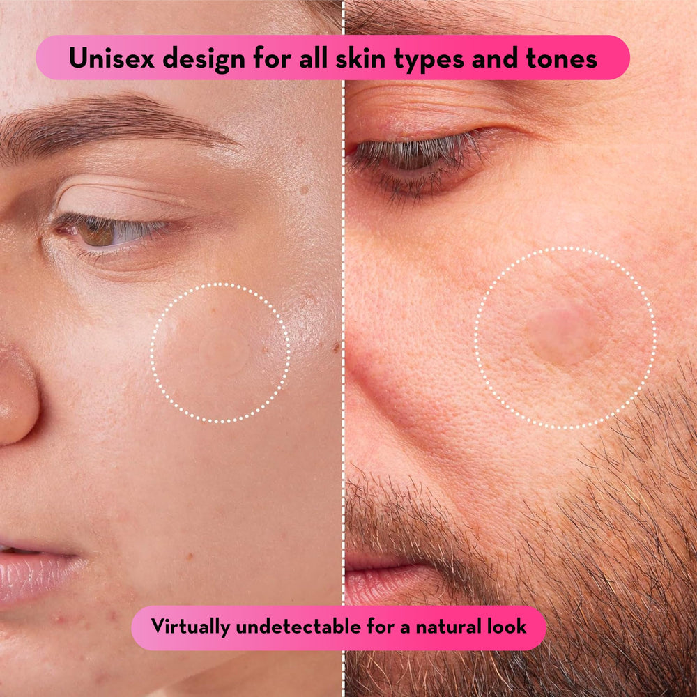 LE GUSHE patch close-up shows vegan-friendly formula gentle on skin.