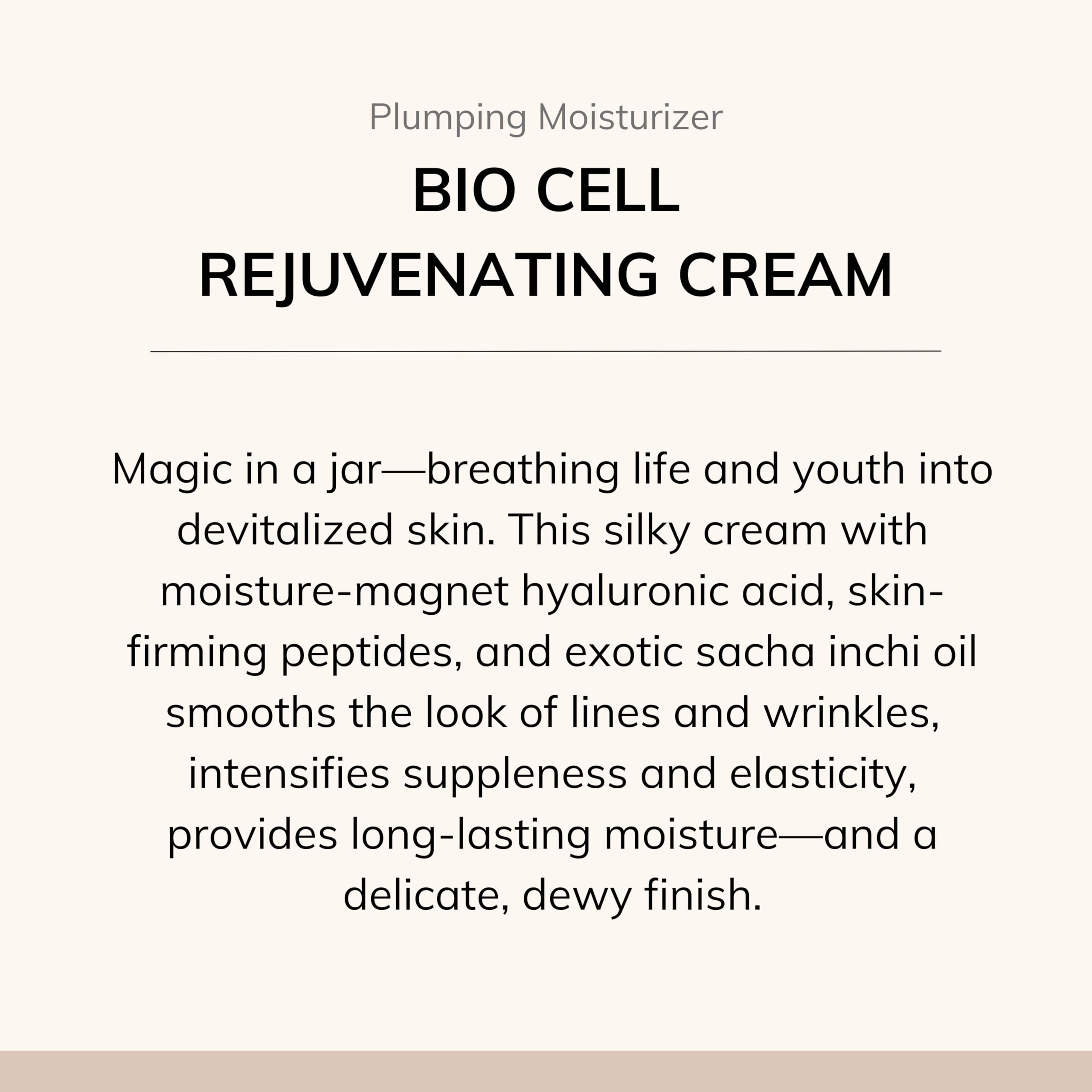 Le Mieux Bio Cell Rejuvenating Cream finished jar highlights cruelty-free skincare.