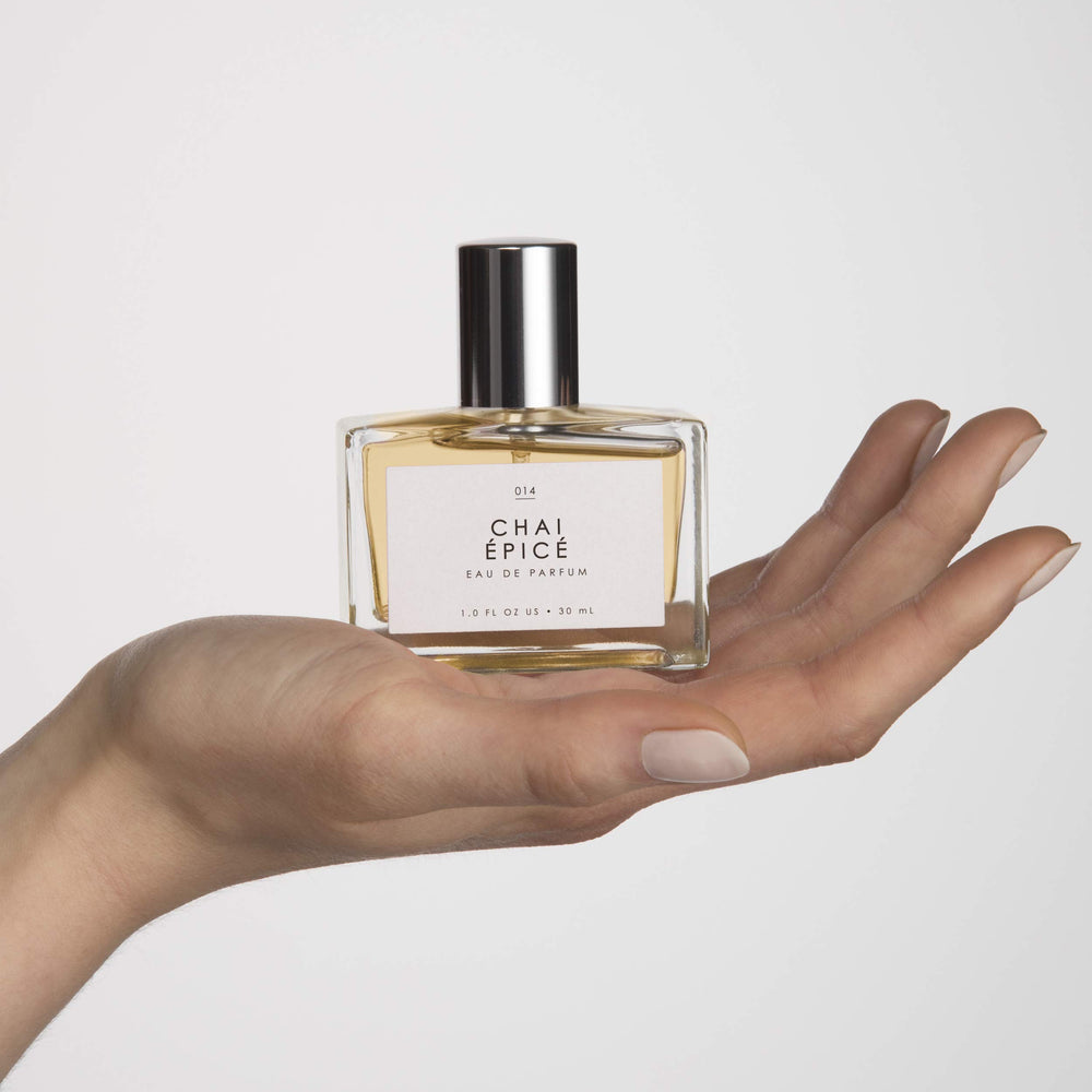 Le Monde Gourmand Chai Épicé muguet musk note signals soft, lingering warmth.