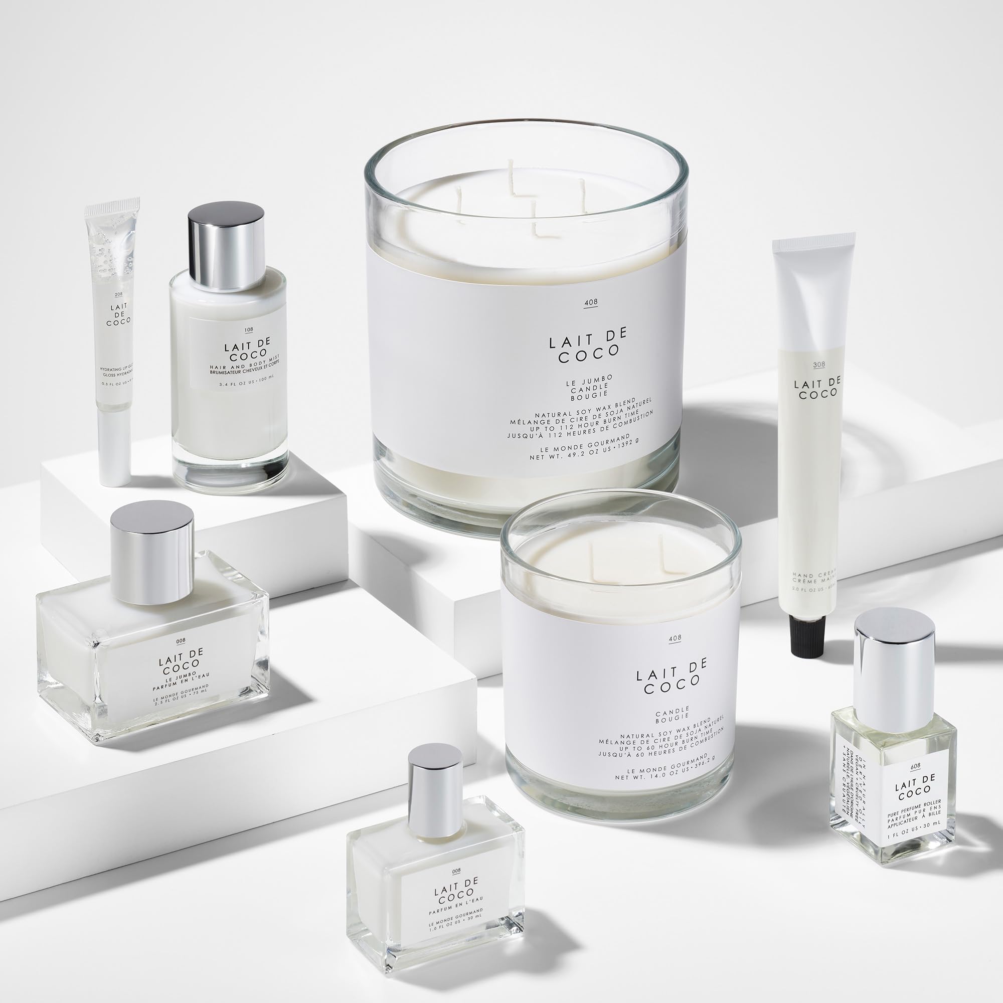 Le Monde Gourmand Lait de Coco creamy coconut essence close-up.