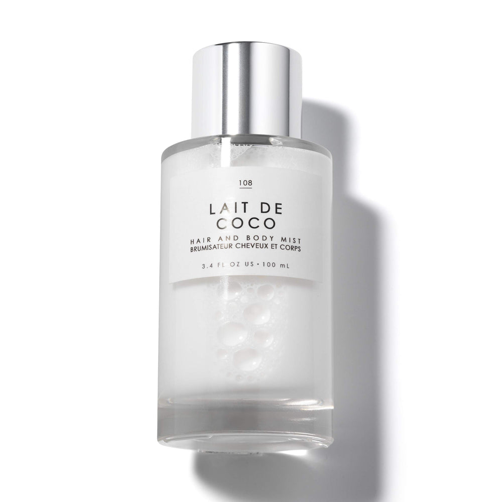 Le Monde Gourmand Lait de Coco bottle shows bergamot notes for year-round wear.
