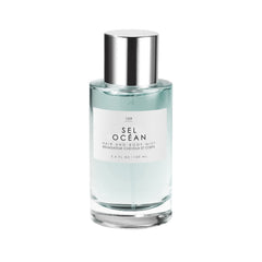 Le Monde Gourmand Sel Ocean mist bottle on a clean surface
