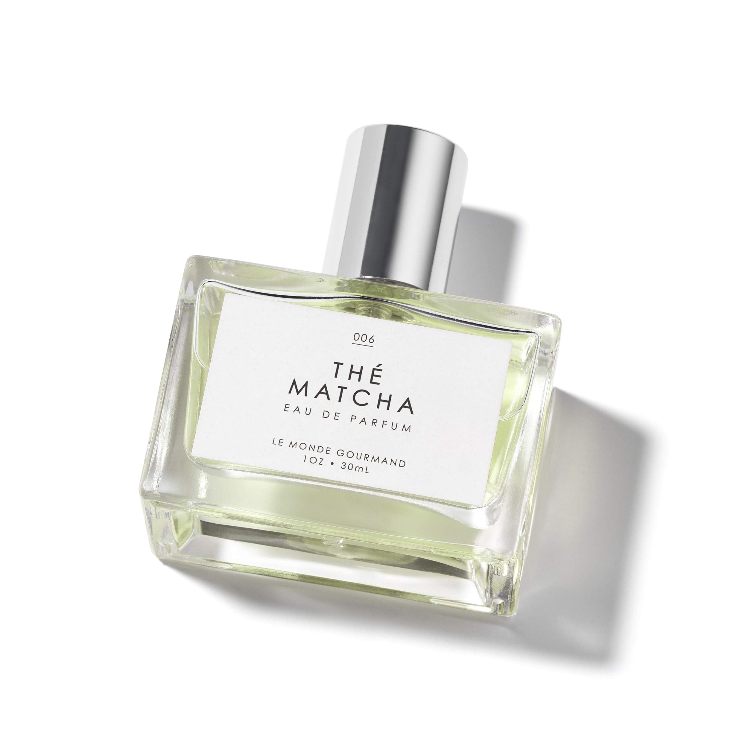 Le Monde Gourmand Thé Matcha bottle front view with fresh green tea notes.