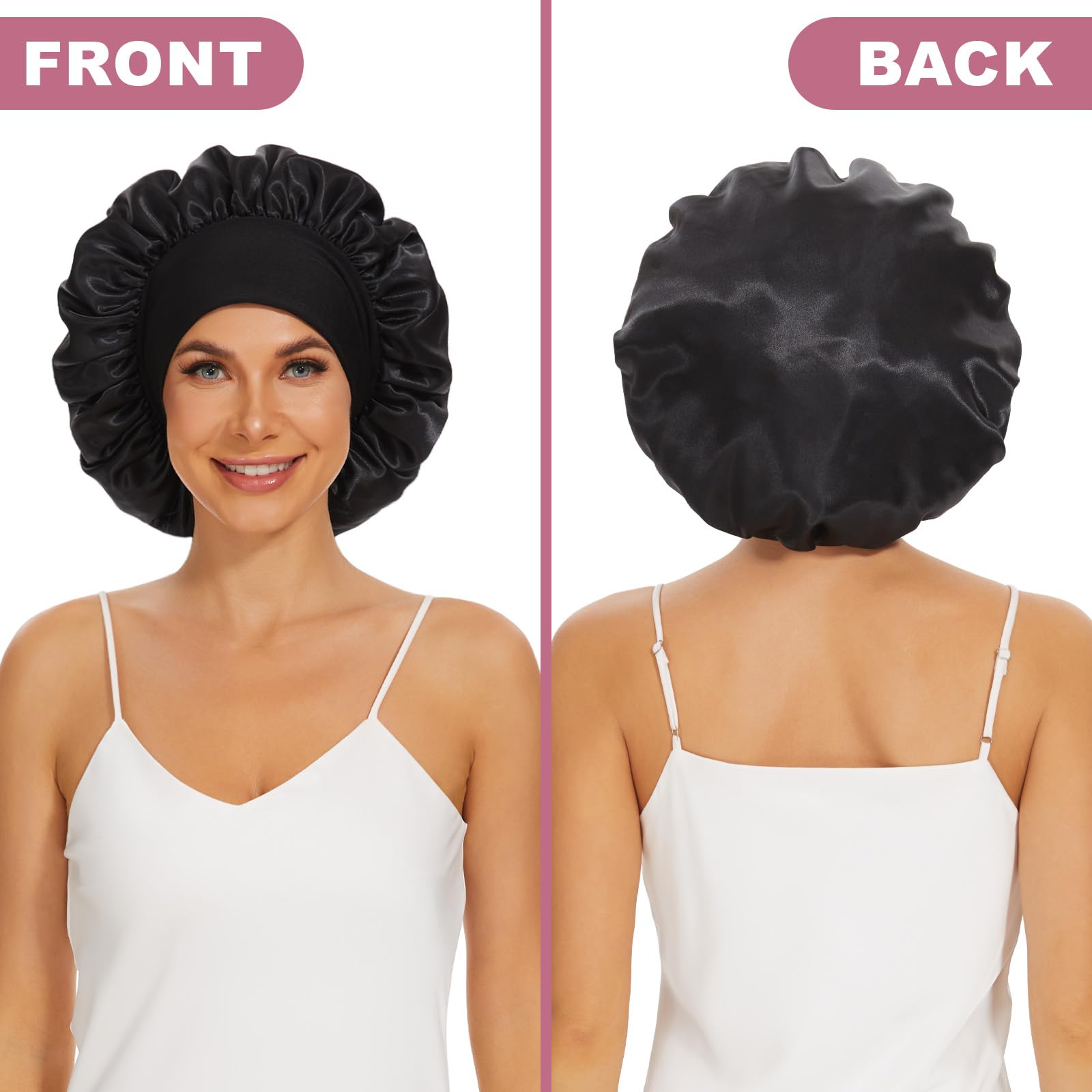 LEADUWAY bonete leopardo, protege el cabello mientras duermes manteniendo la higiene