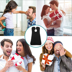 Leaflai beard bib apron anti-static surface helps whiskers slide into catcher