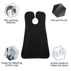 Leaflai beard bib apron waterproof fabric dries quickly after use