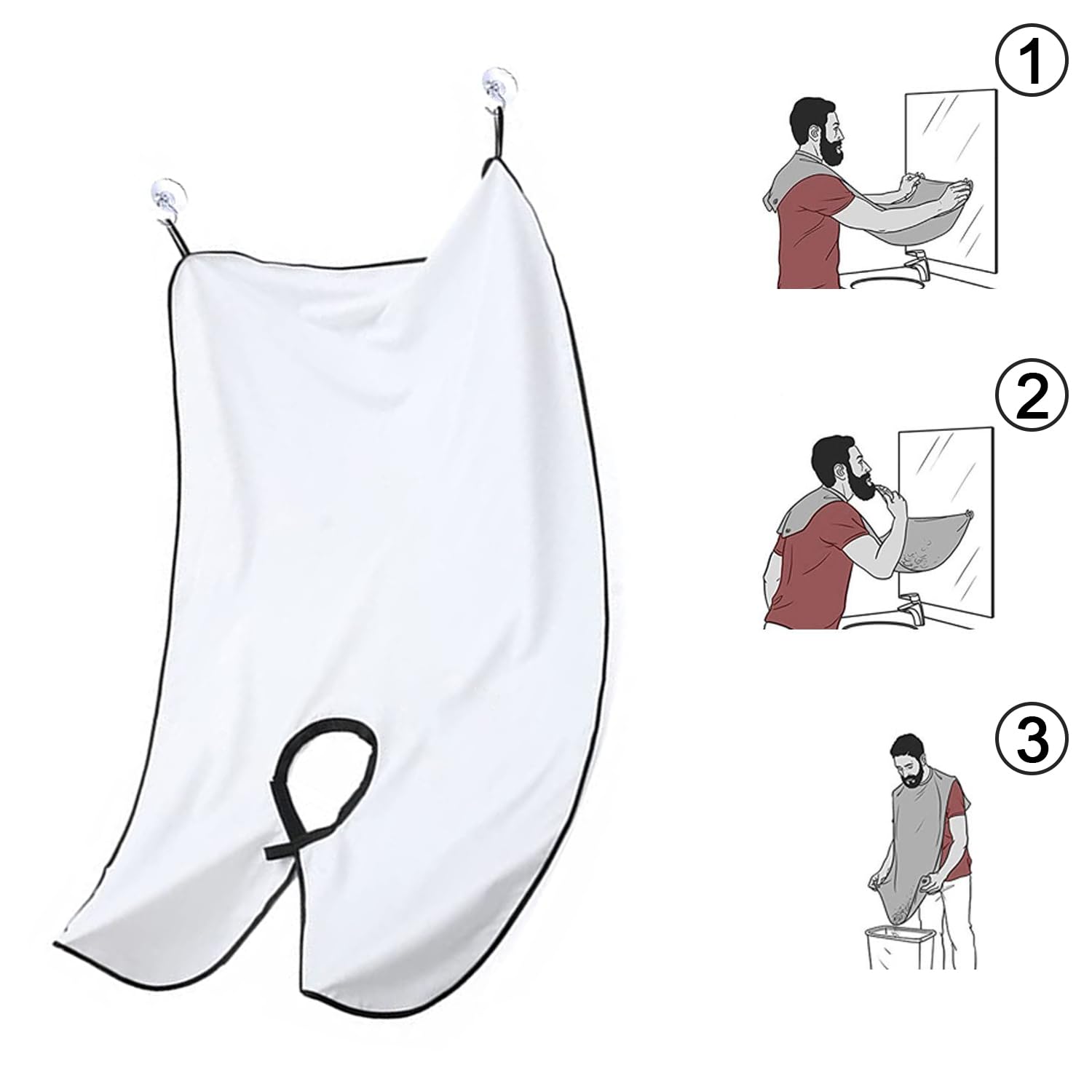Leaflai beard bib apron as a practical gift for festivals and occasions.