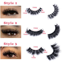 LEAFMOON 14-18mm mixed-volume lashes shown for balanced enhancement