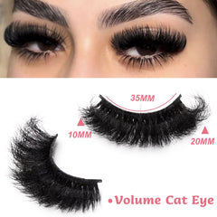 LeafMoon 8D cat-eye lashes deliver a lifted, eye-enhancing silhouette.