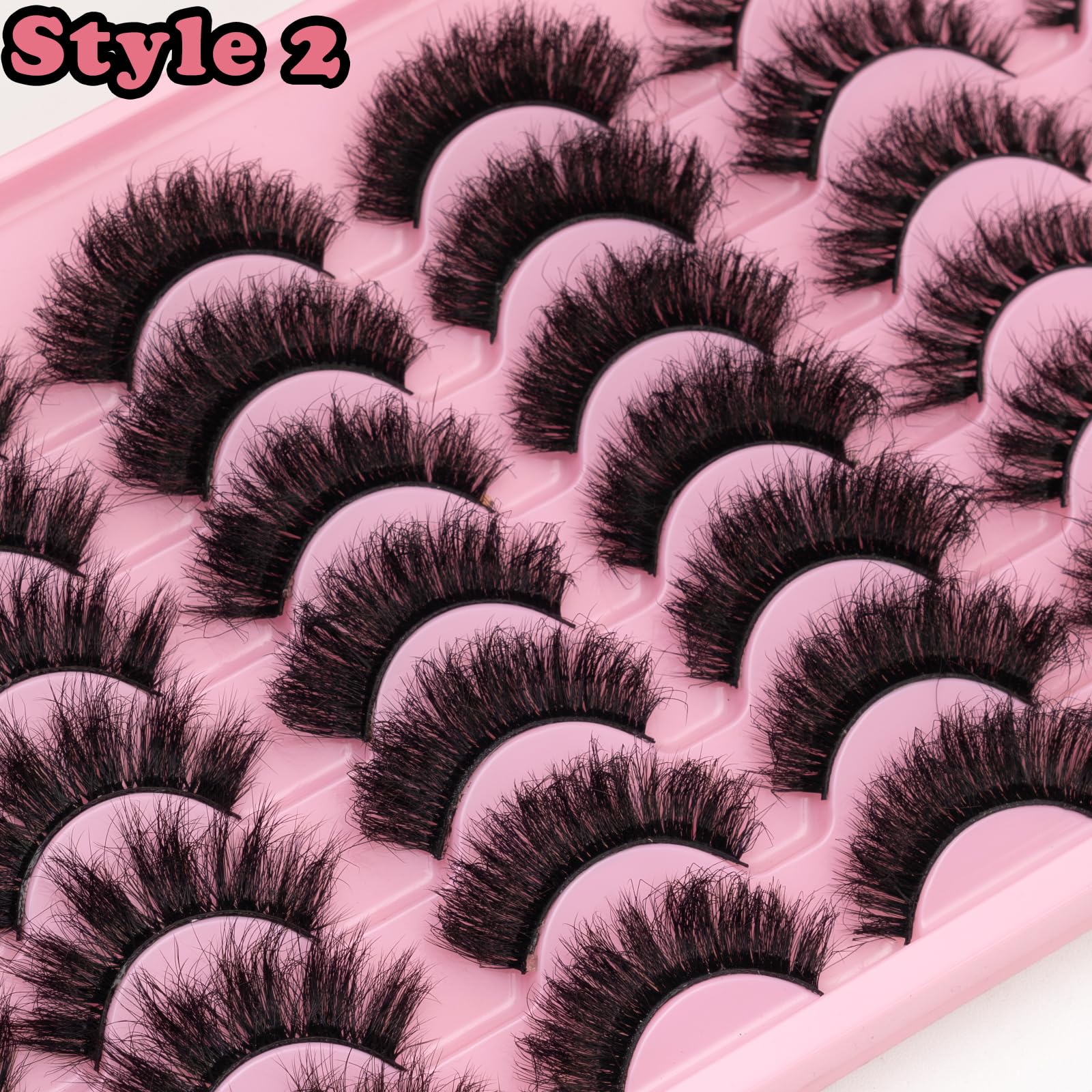 LEAFMOON 8D volume lashes with ultra-soft band for comfortable wear