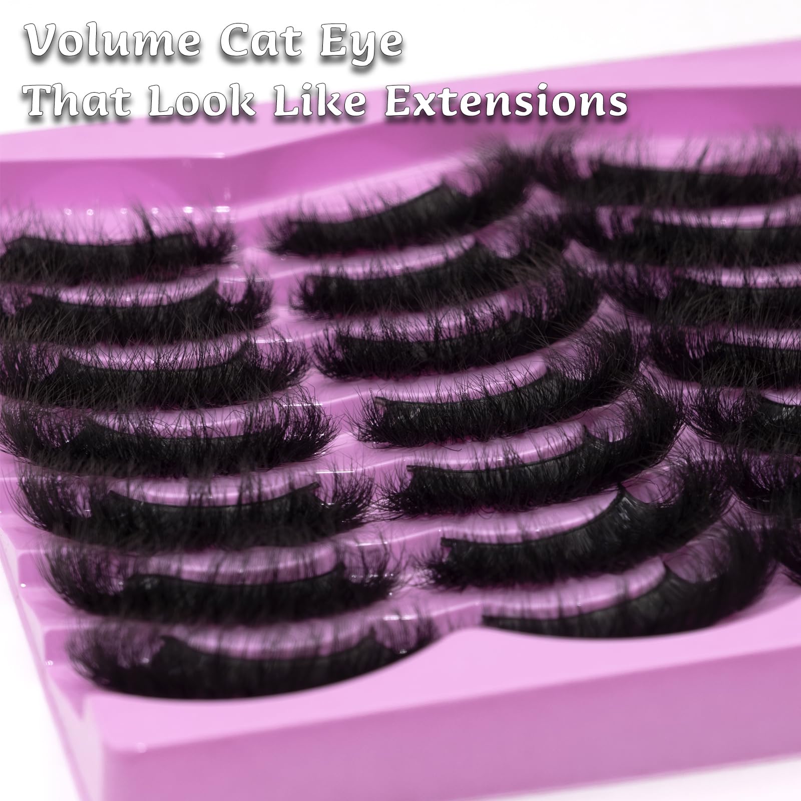 LeafMoon easy-apply lashes glide on for quick, even placement.