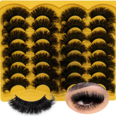 Leafmoon durable lashes pack designed for 10+ uses.