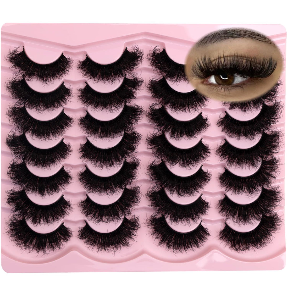Leafmoon Mink Lashes 20mm cat eye: bold drama with natural blend