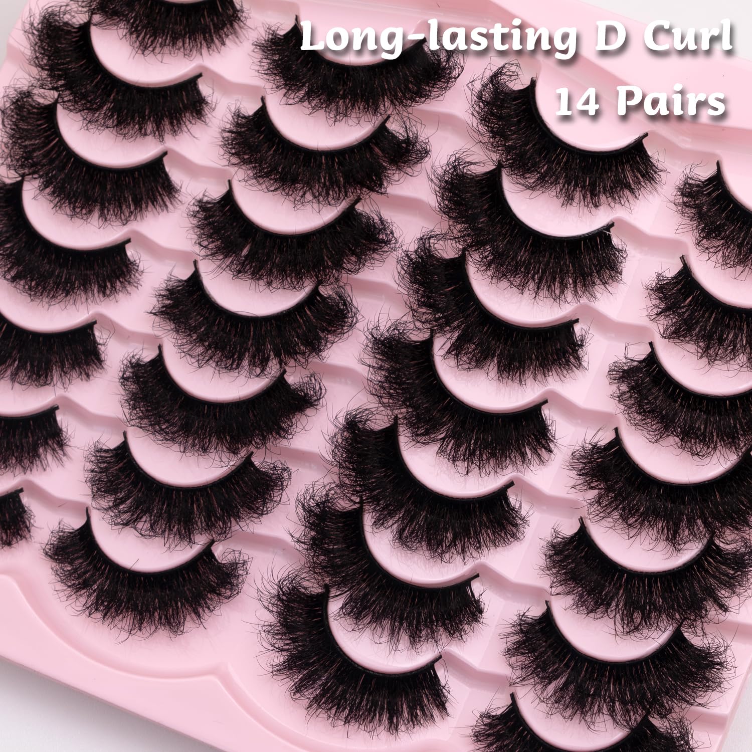 Leafmoon Mink Lashes durable design for 10+ uses per pair