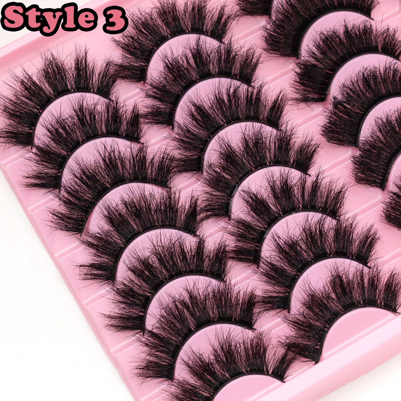 LEAFMOON handmade faux mink lashes offering lightweight comfort and style