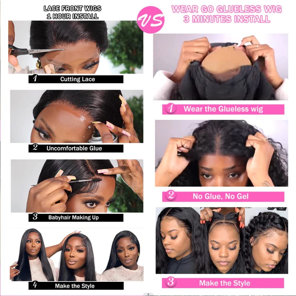 Lealife pre-plucked hairline detail for natural, effortless blending