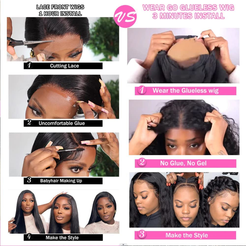 Lealife pre-plucked hairline detail for natural, effortless blending