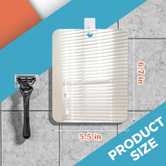 LeaOcaao handheld mirror detaches for versatile use beyond the shower.