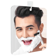 LeaOcaao fogless shower mirror offers clear shave visibility in a steam-filled shower.