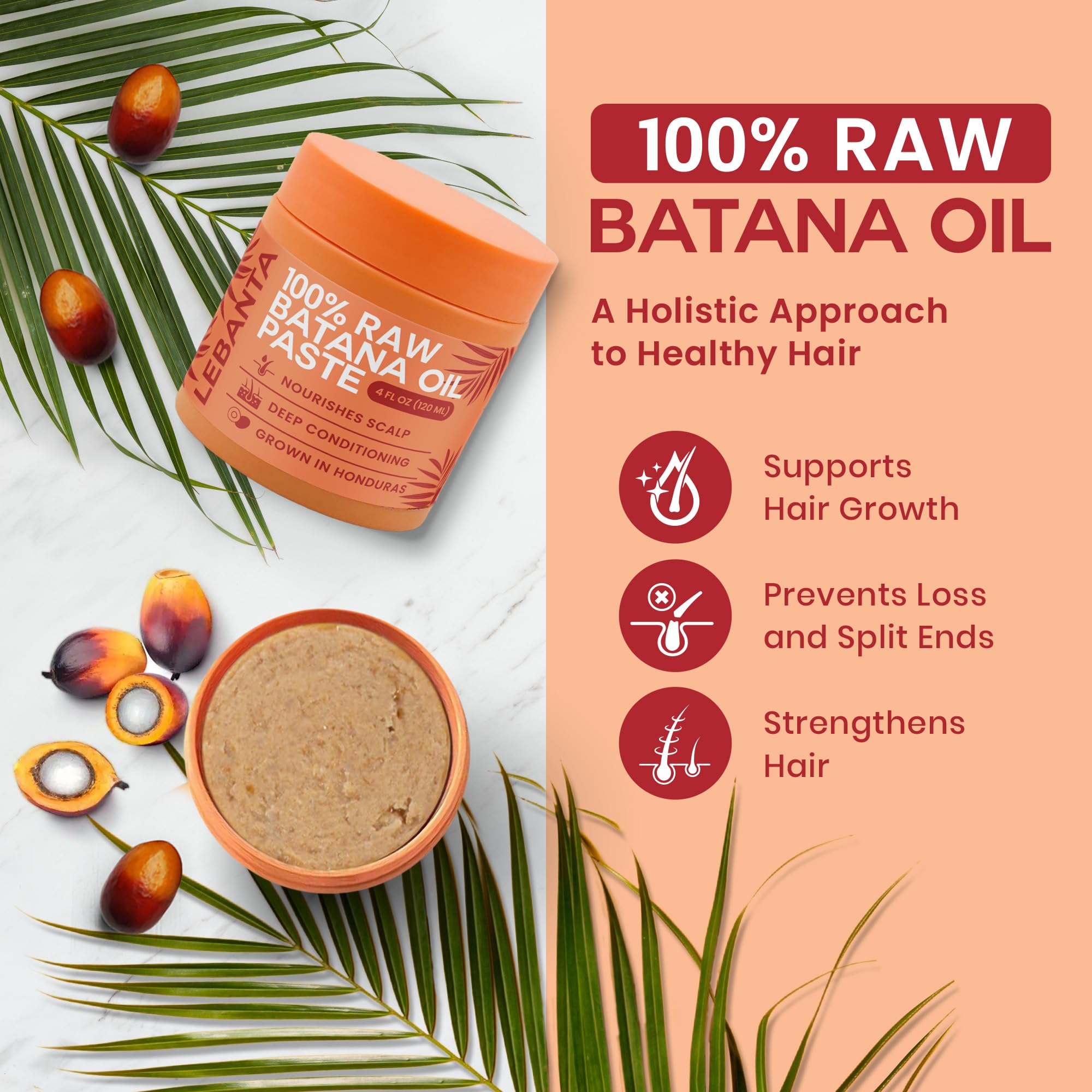 Lebanta Batana oil application on scalp demonstrates an easy routine for hair health
