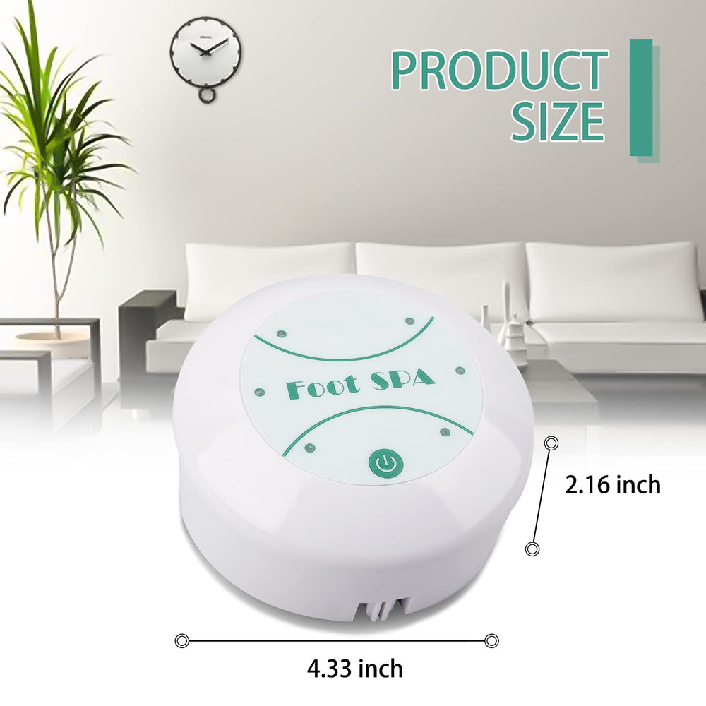Auto shut-off feature on the Lecaung ionic foot spa.