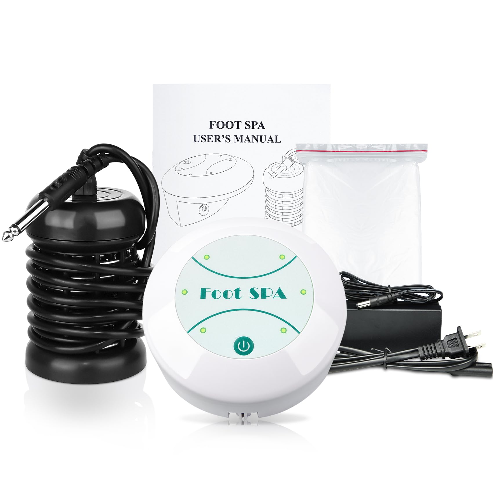 Front view of Lecaung foot detox machine showing compact home spa design.