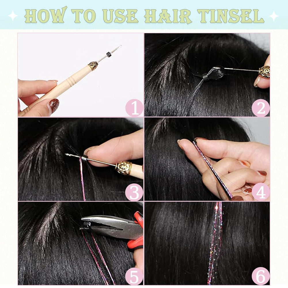 LEDIZE comb included for detangling and finishing touches