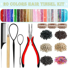 LEDIZE crochet tool for quick, precise tinsel placement