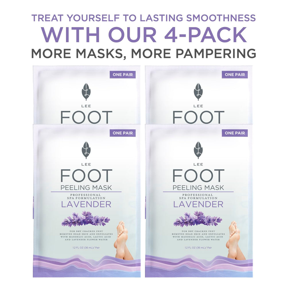 Lee Beauty Smoother feet after peel result demonstrates effective skin renewal.