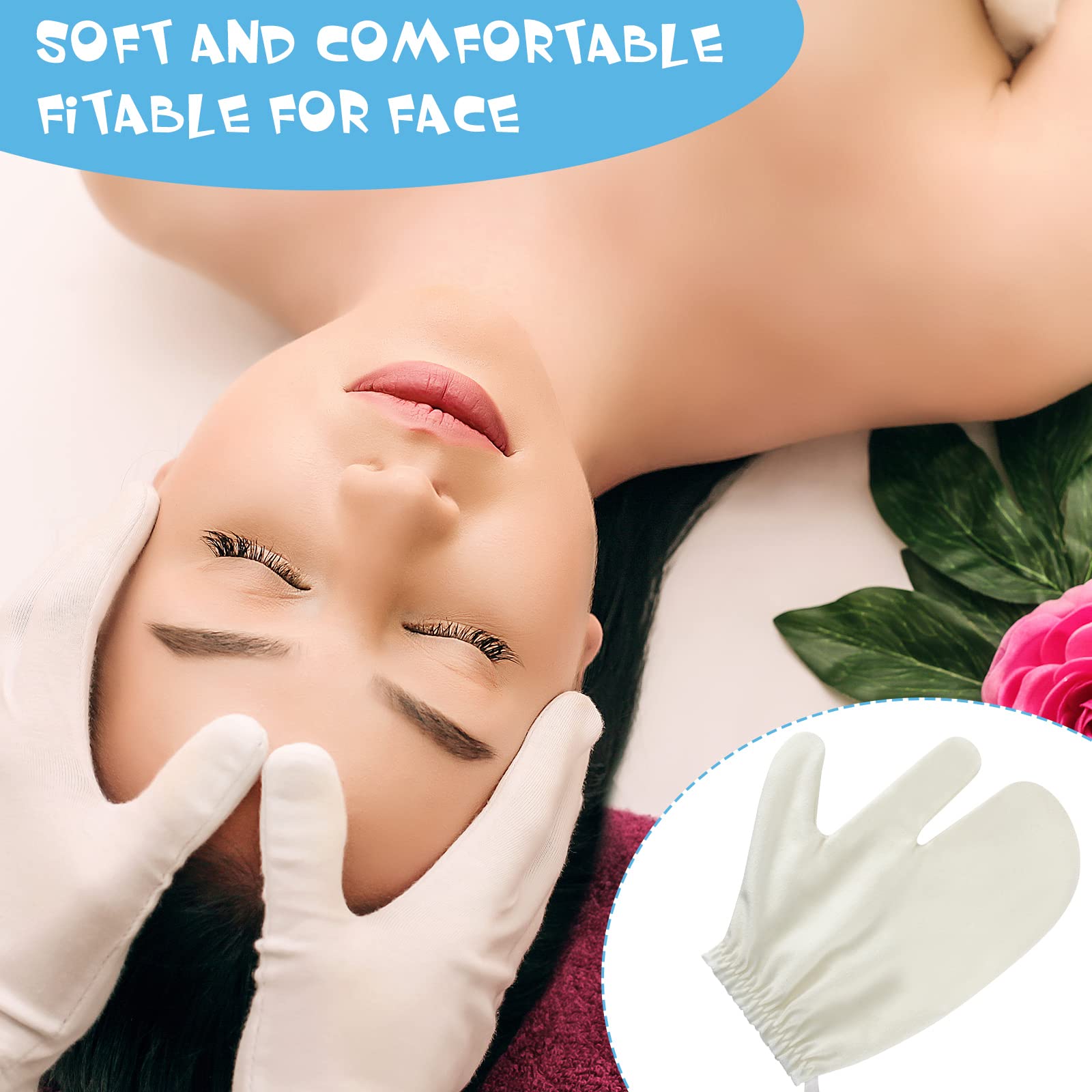 Leelosp skin-smoothing gloves help remove dirt in the shower