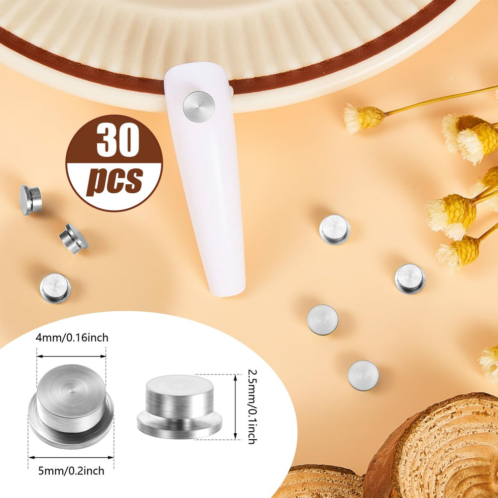 Leelosp stainless steel nail charms close-up highlighting durability and shine
