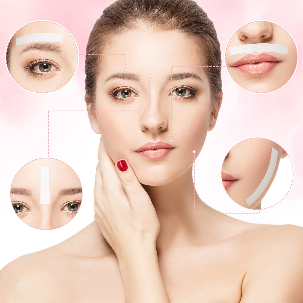 Leelosp wax strips in two sizes for facial and body use.