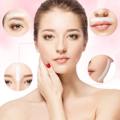 Leelosp wax strips in two sizes for facial and body use.