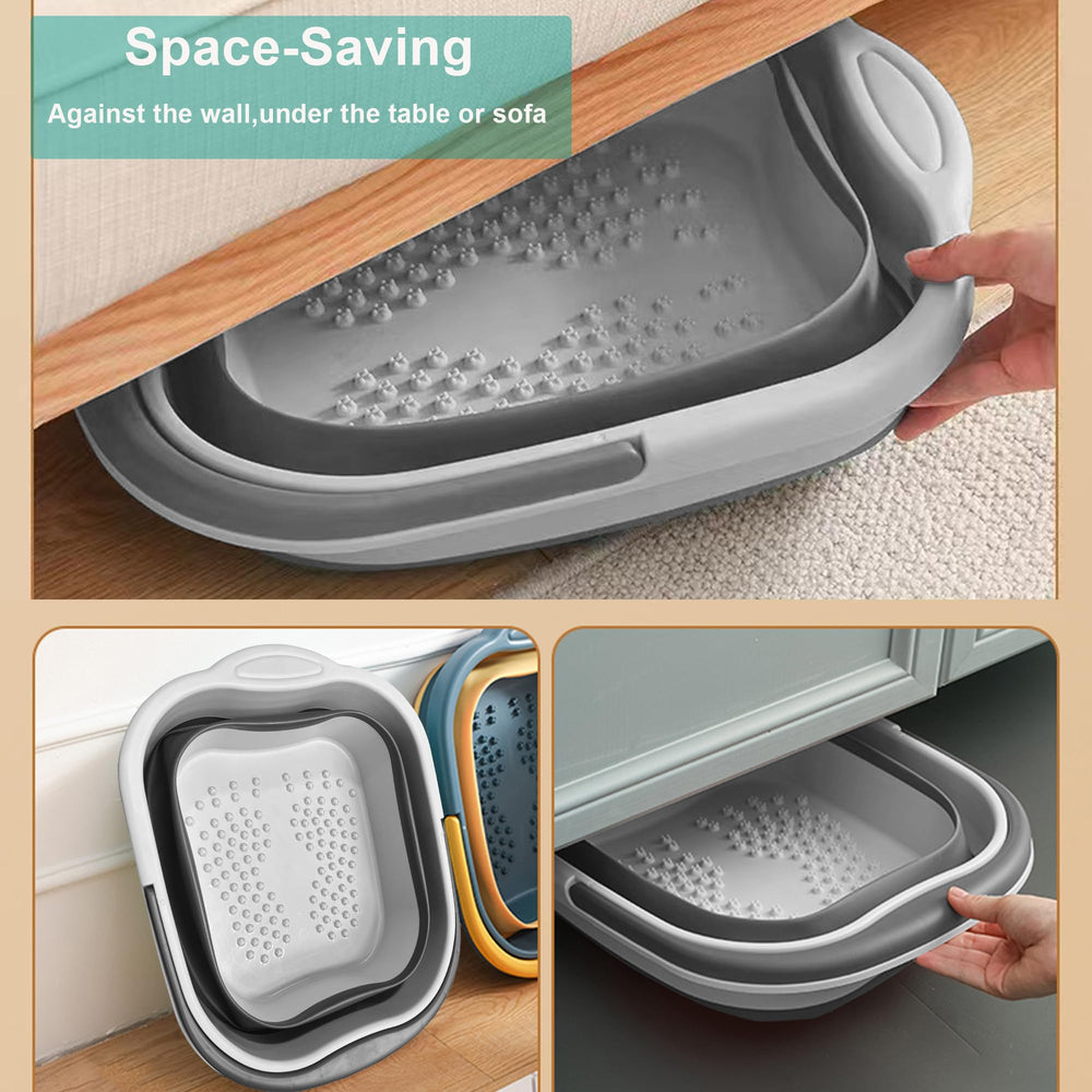 Leemeimei multi-use bucket ideal for washing, cleaning, or beach trips.