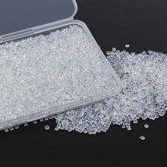 LEEONS closeup of translucent keratin glue granules for bonding
