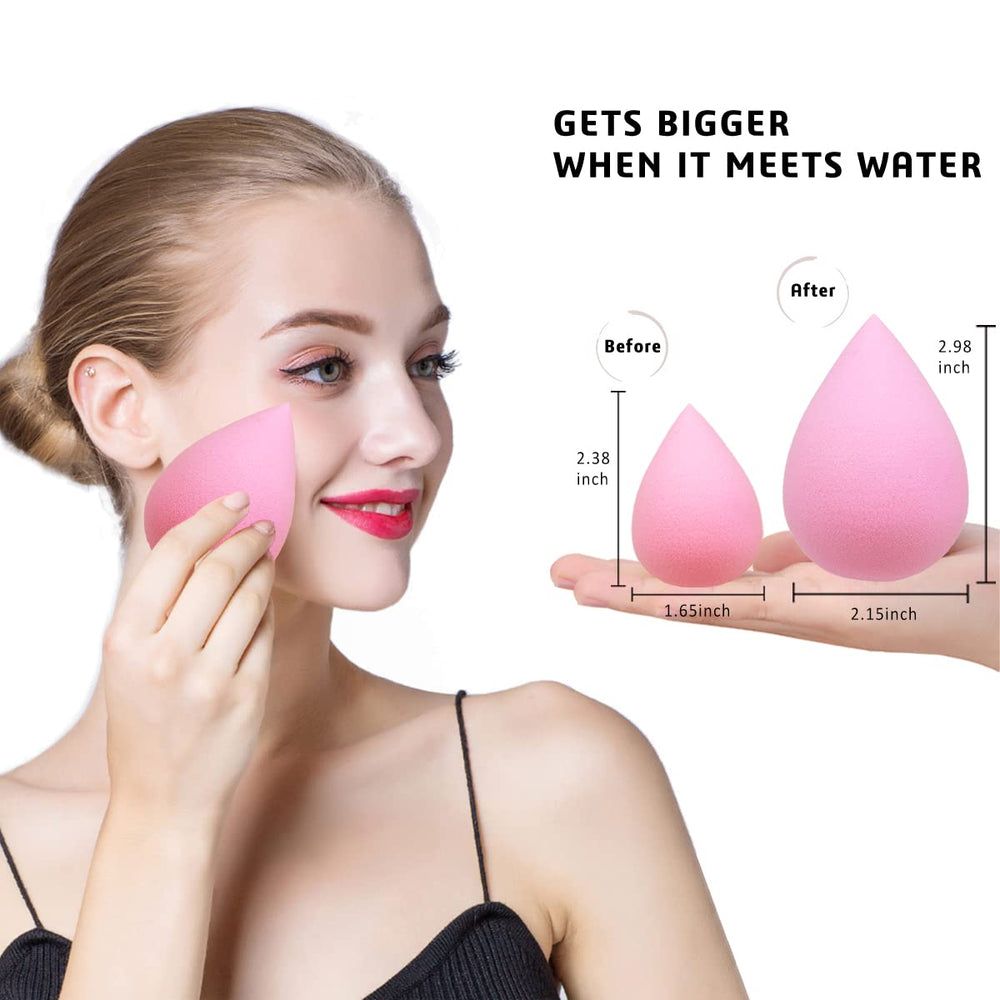 Leeshine drop-shaped design with precision tip aids eye-area makeup with accuracy.