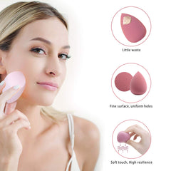Leeshine egg case protects sponges and keeps them clean.