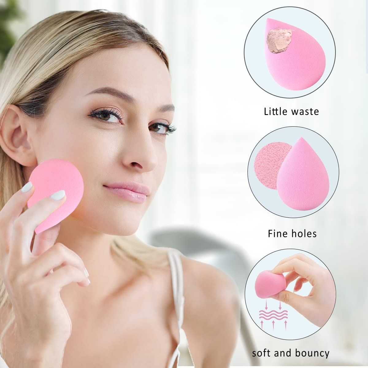 Leeshine wet-dry use sponge expands when damp for versatile coverage.