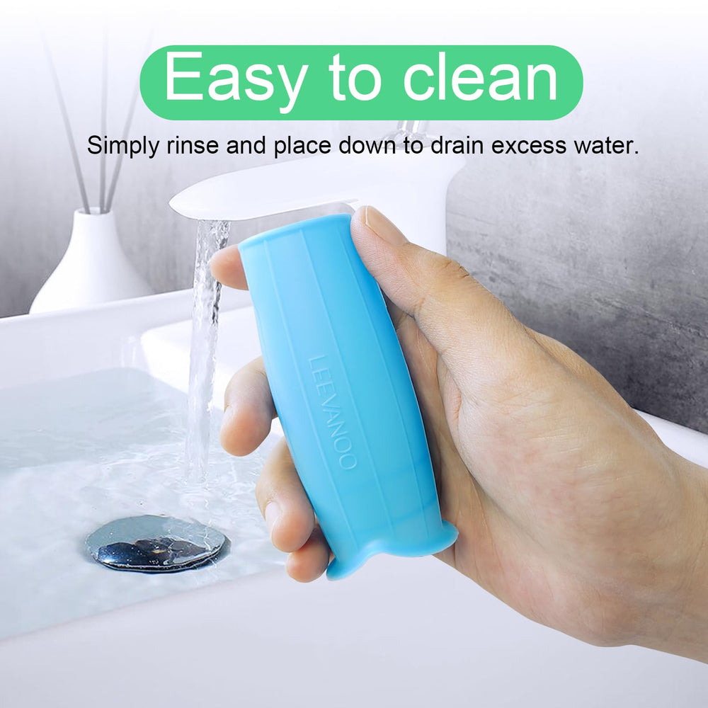Leevanoo reusable travel caps help organize liquids in luggage