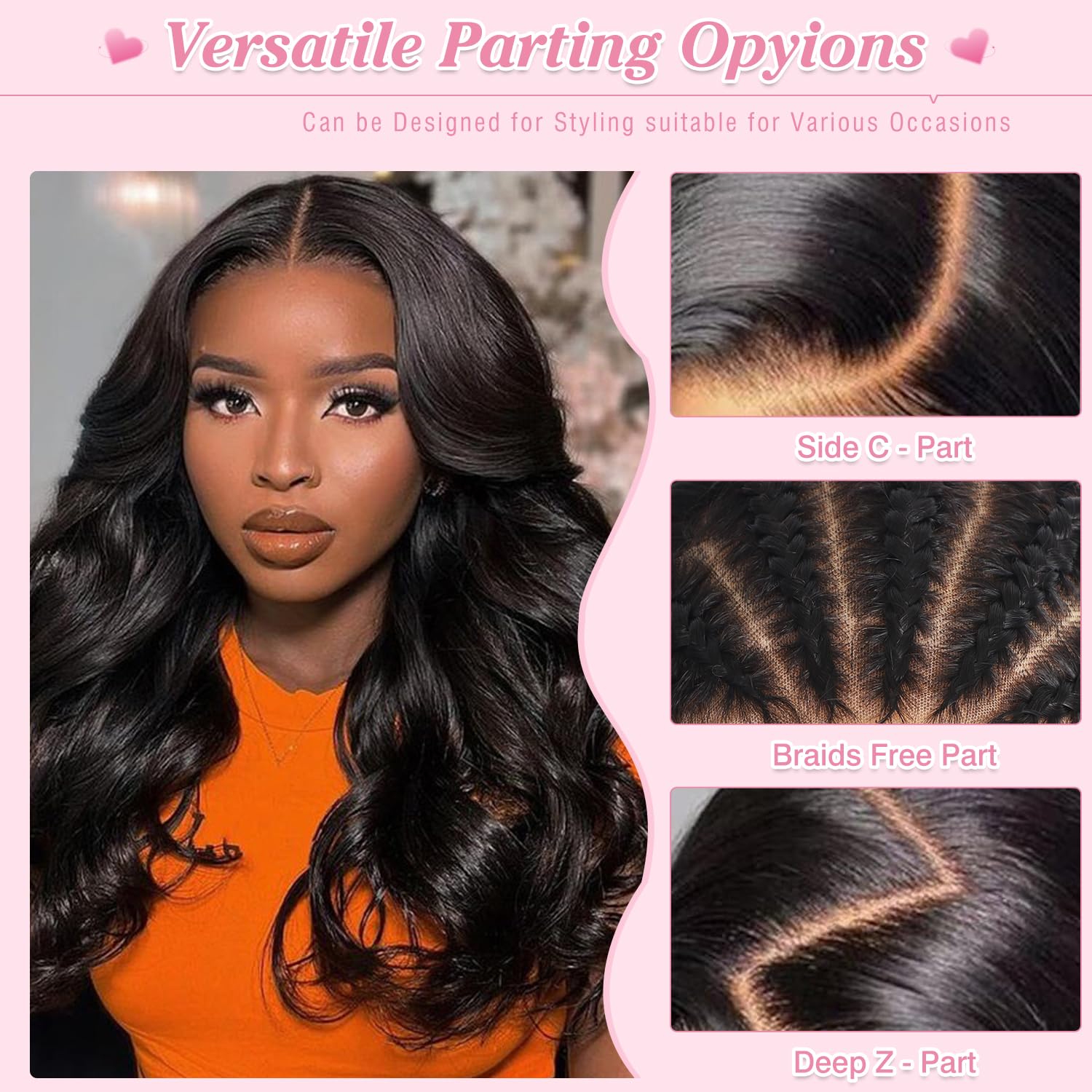 Lehoo pre-plucked baby hairs for natural hairline