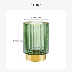 LEICURACE desk pen holder in glass adds stylish, clutter-free workspace.