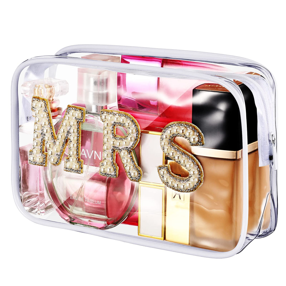 LEIFIDE MRS letters pearl design bag highlights elegant storage and bridal style.
