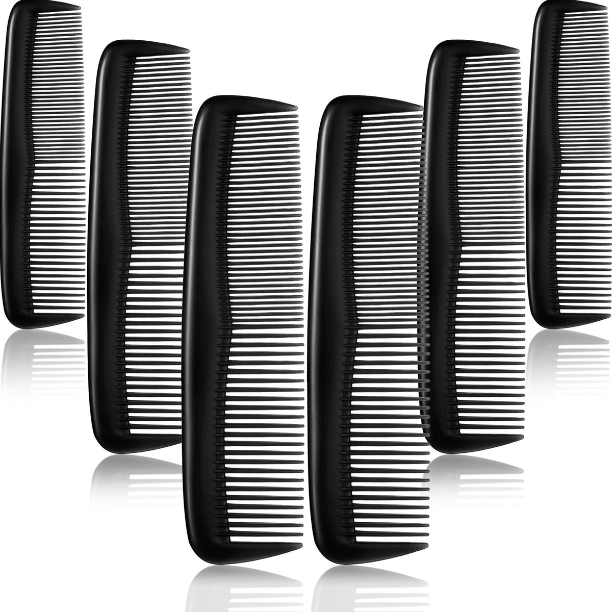 Leinuosen 12-piece hair combs set, pocket-size for quick, on-the-go styling.