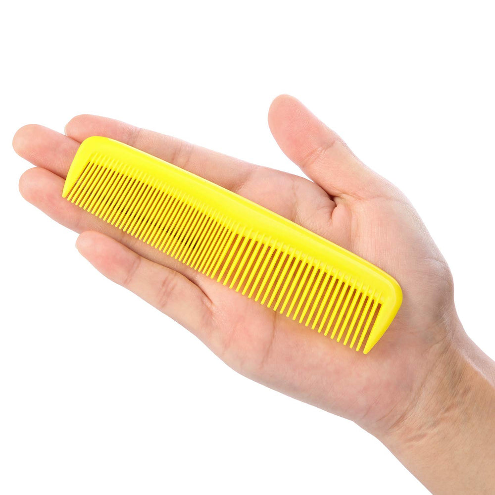 Leinuosen red fine-tooth comb helps tidy fringe and roots