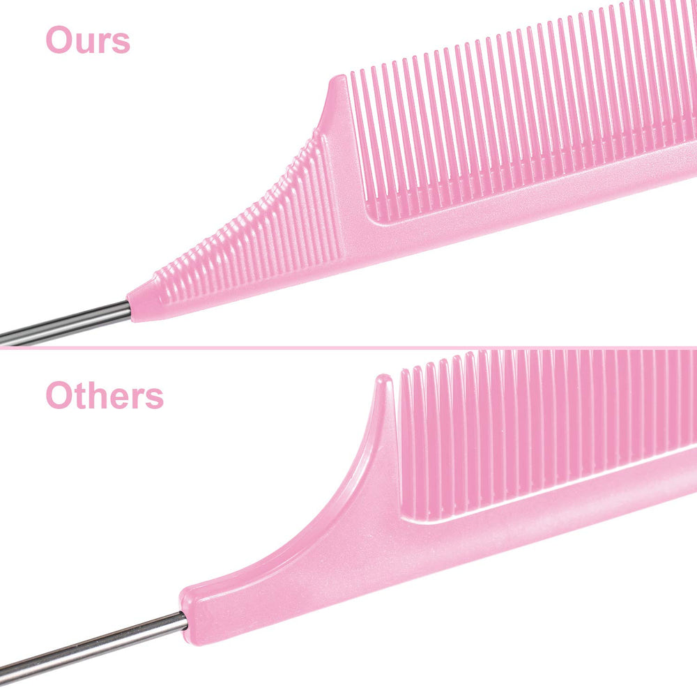 Leinuosen 9-inch teasing comb suits salon use, durable and heat-resistant.