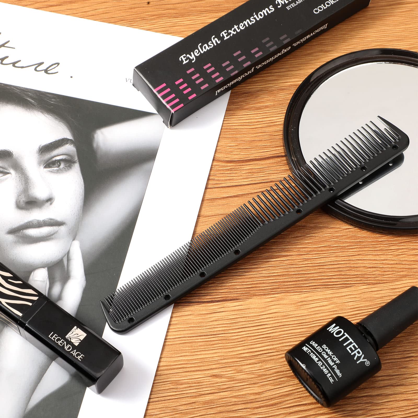 Leinuosen 14-hole cutting comb for fine hair control.