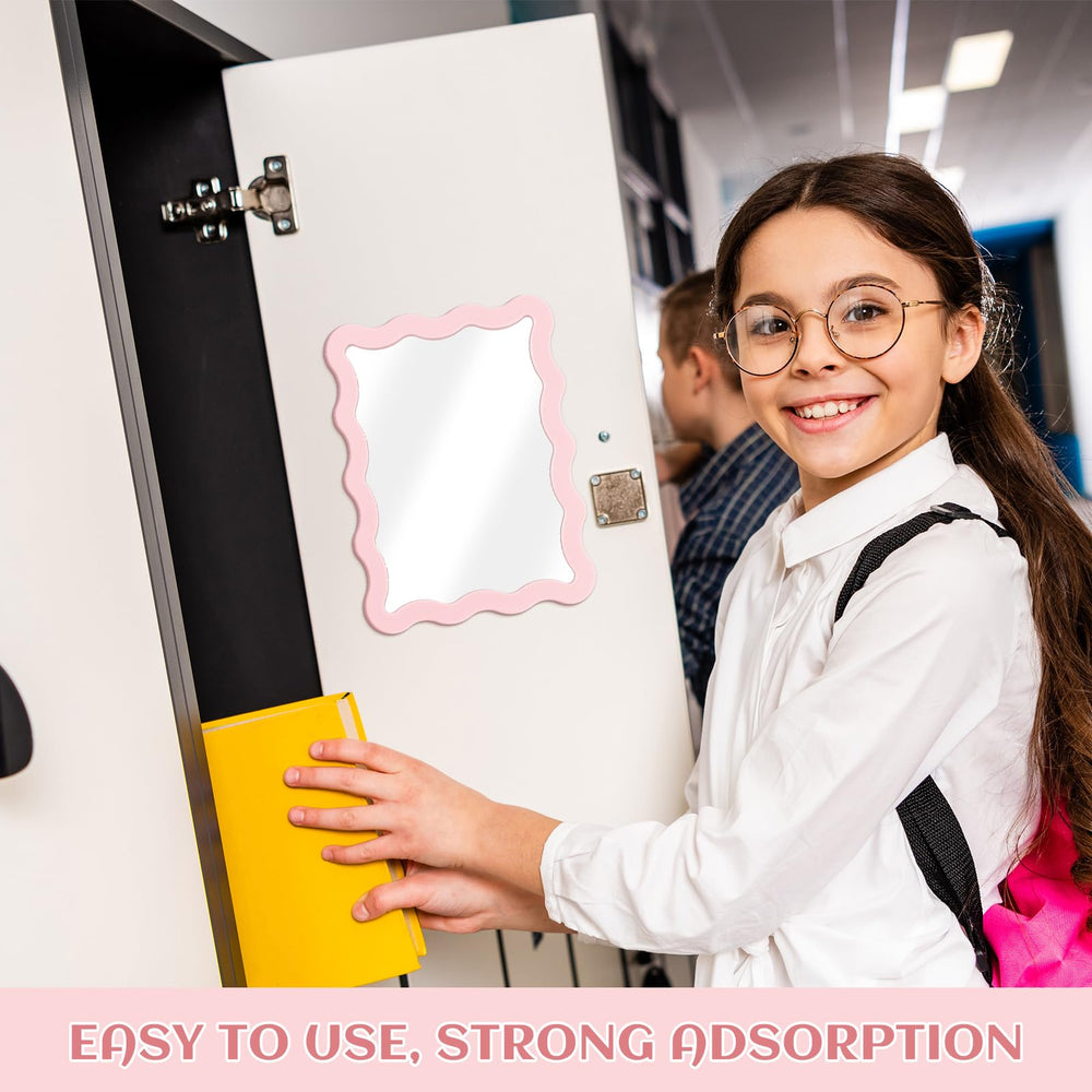 Rounded corners and plastic frame support safe handling during transport.