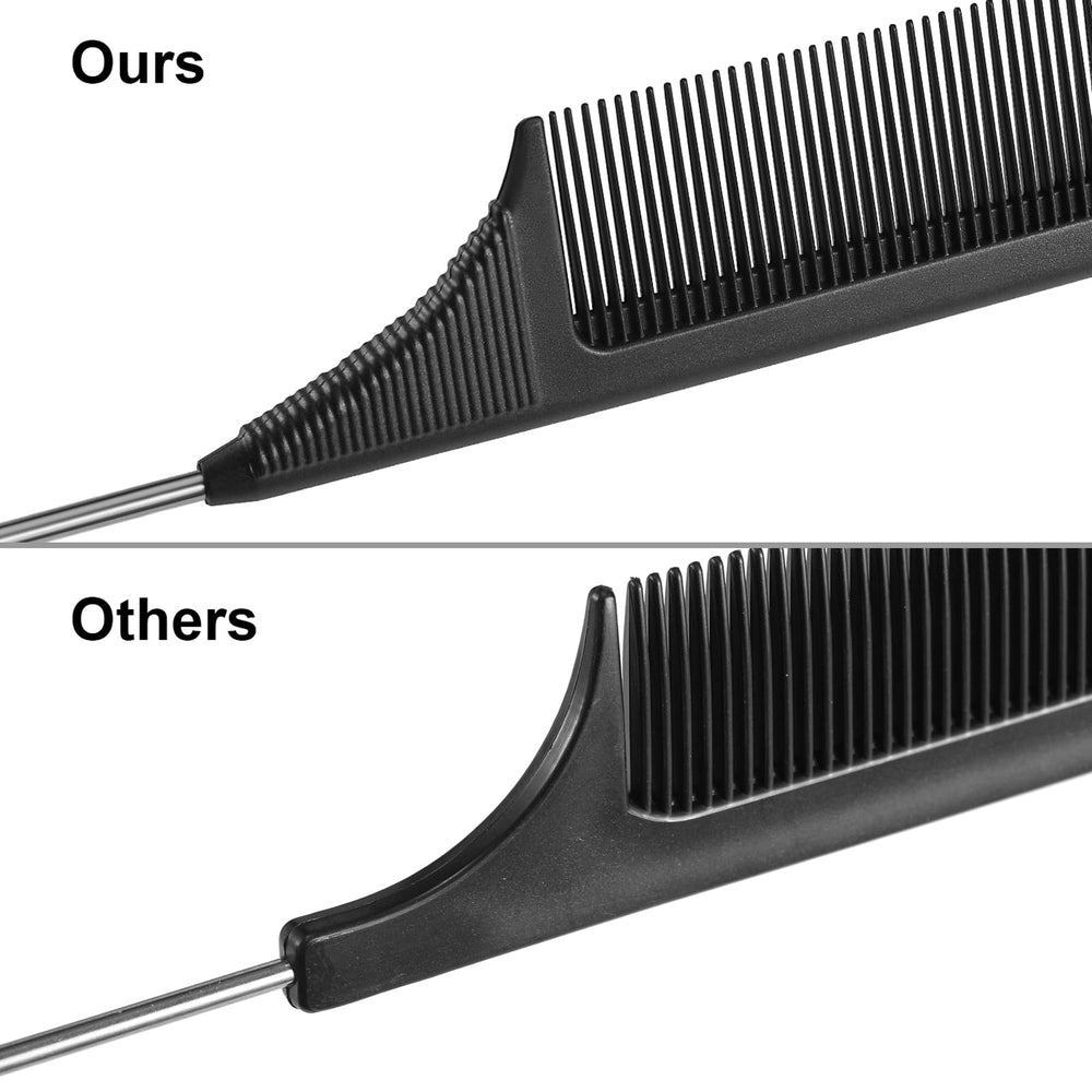 Leinuosen stainless steel pintail hair parting tool for clean sections.