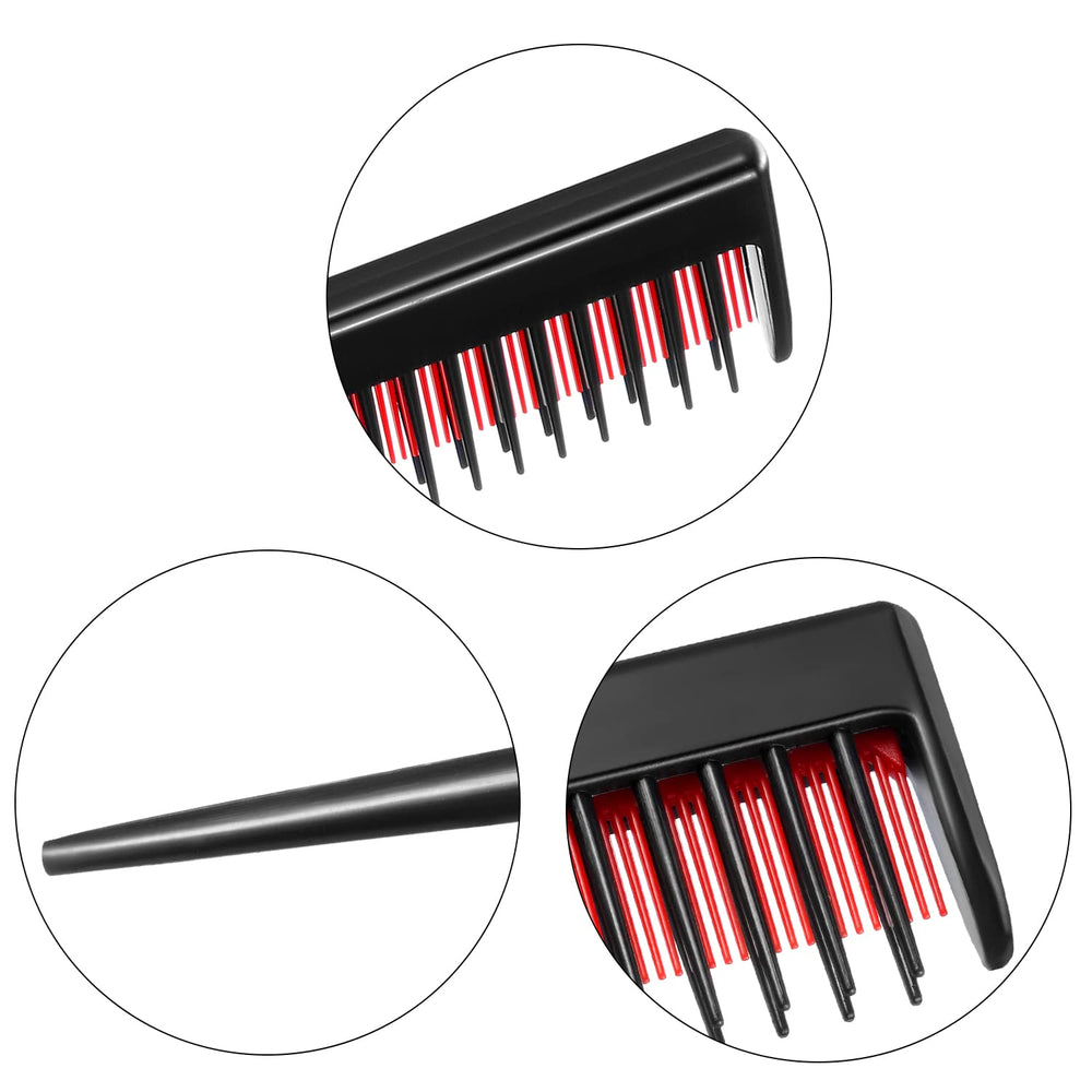 Leinuosen backcombing tool demonstrates easy sectioning for voluminous evening styles.