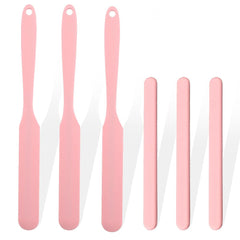 LEISENOR 6Pcs silicone wax applicator set, large tips for body waxing precision.